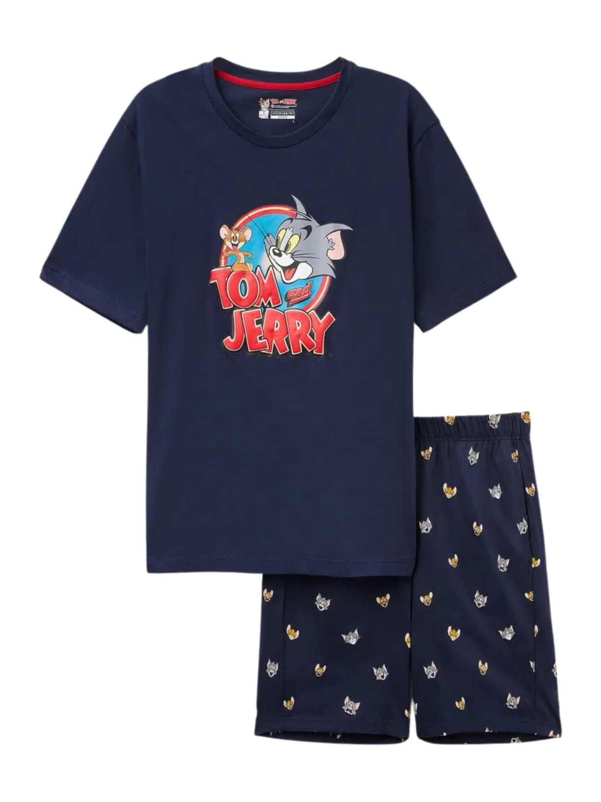 Pijama Curto Tom & Jerry Azul Intimissimi