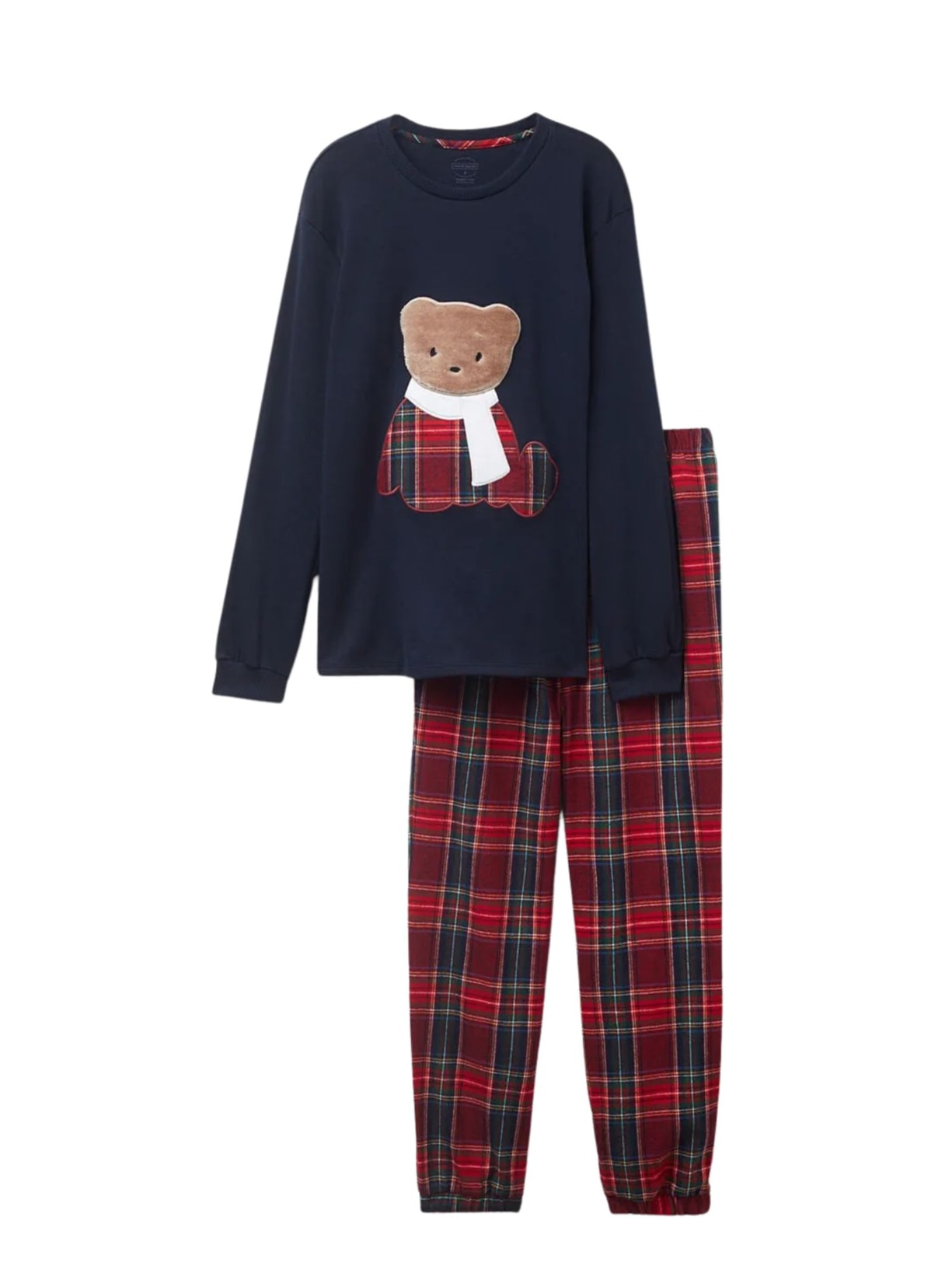 Pijama Em Algodão Chic Teddy Bear - Azul