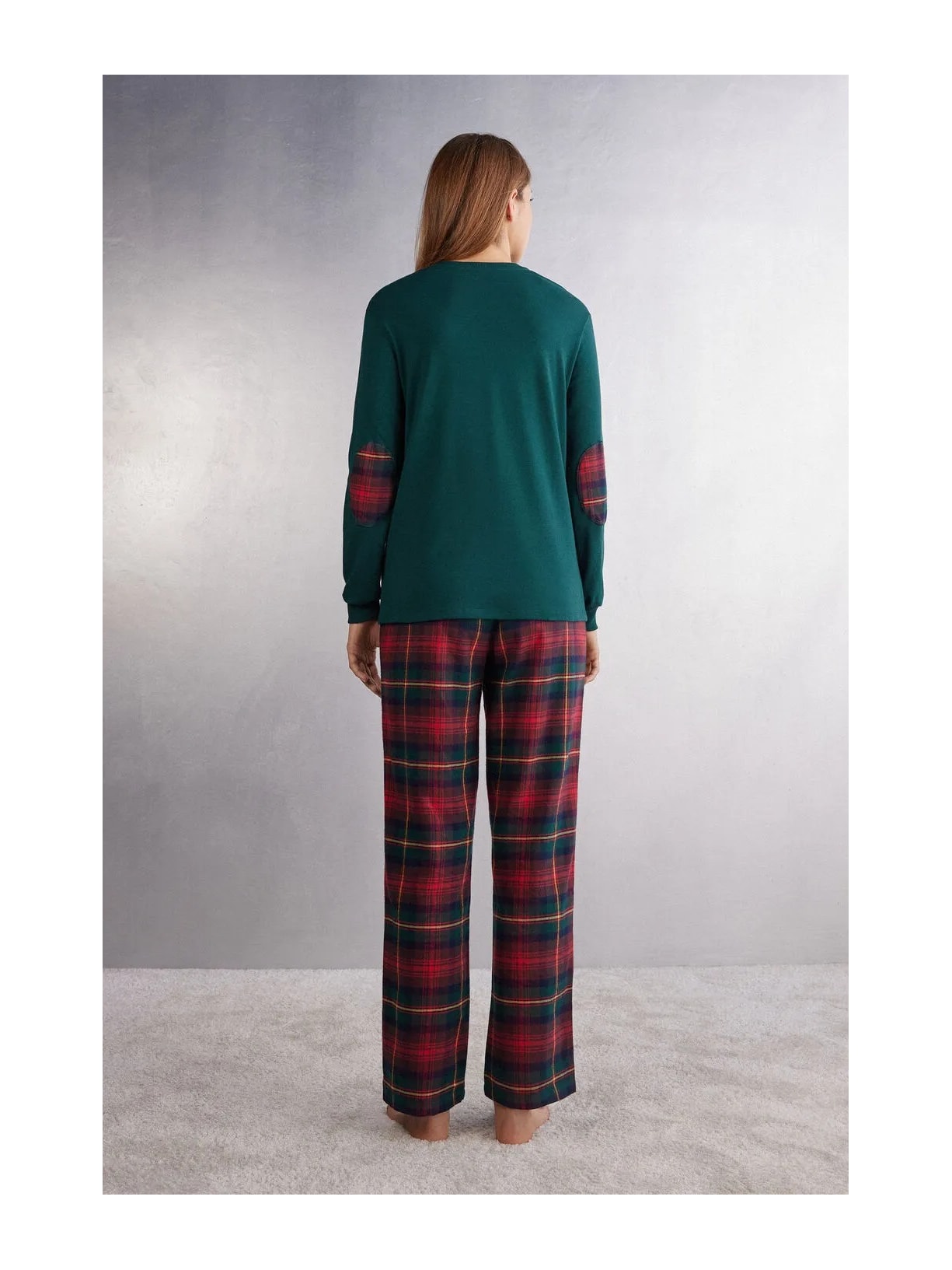 Pijama Em Algodão Três Ursinhos Verde Intimissimi