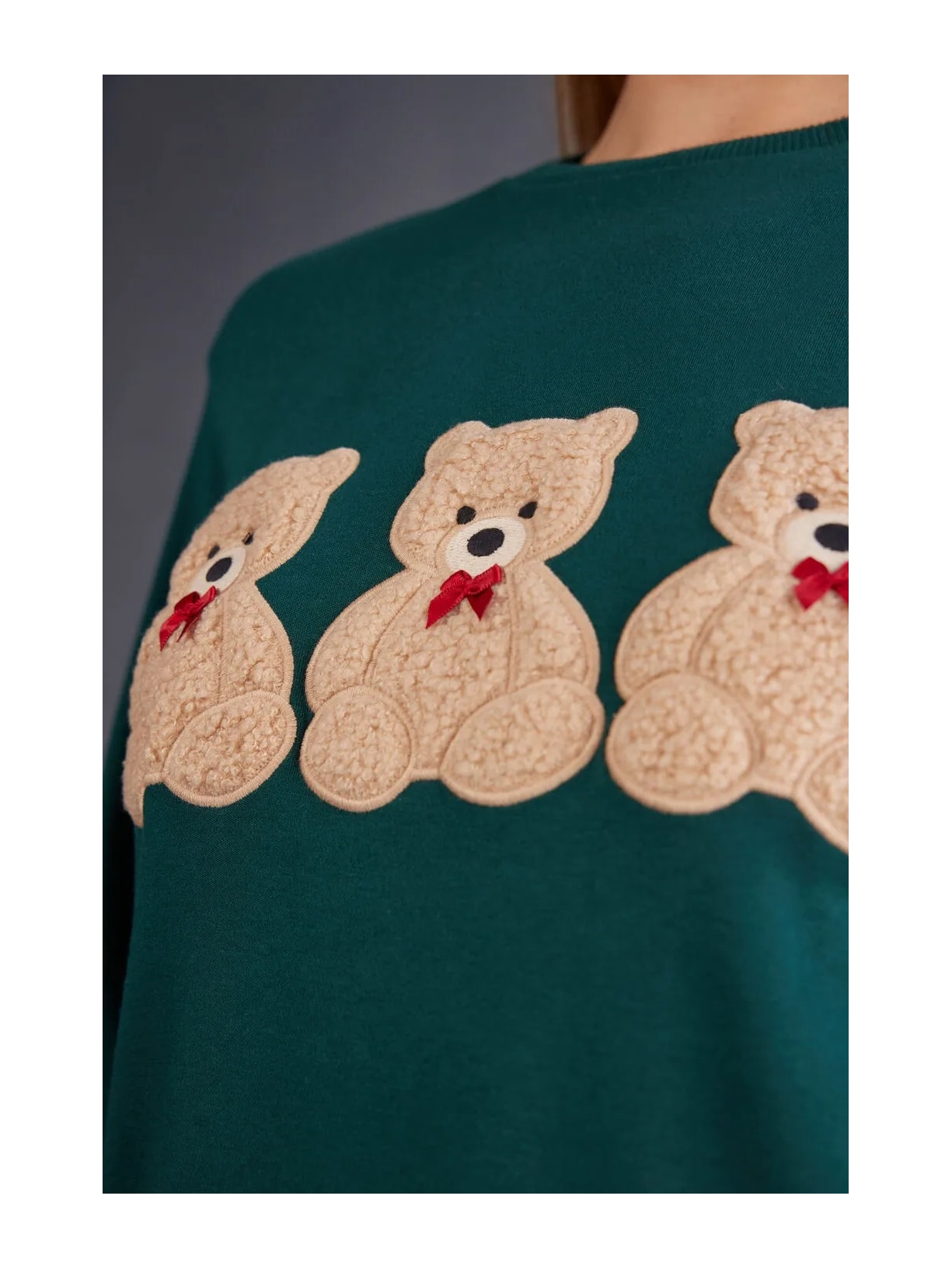 Pijama Em Algodão Três Ursinhos Verde Intimissimi