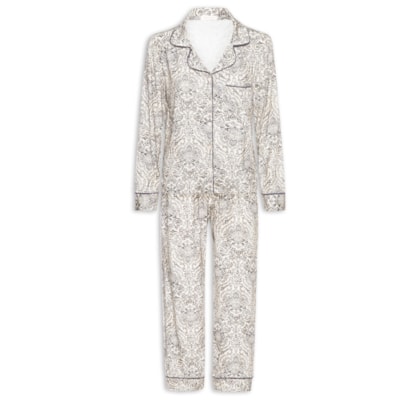 Pijama Feminino - Cinza
