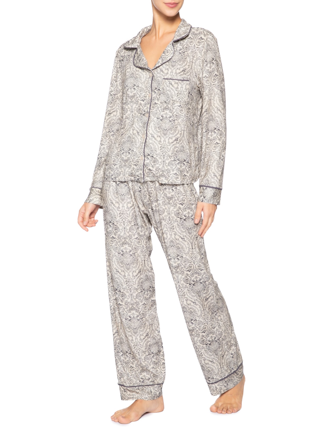 Pijama Feminino Cinza Valisere
