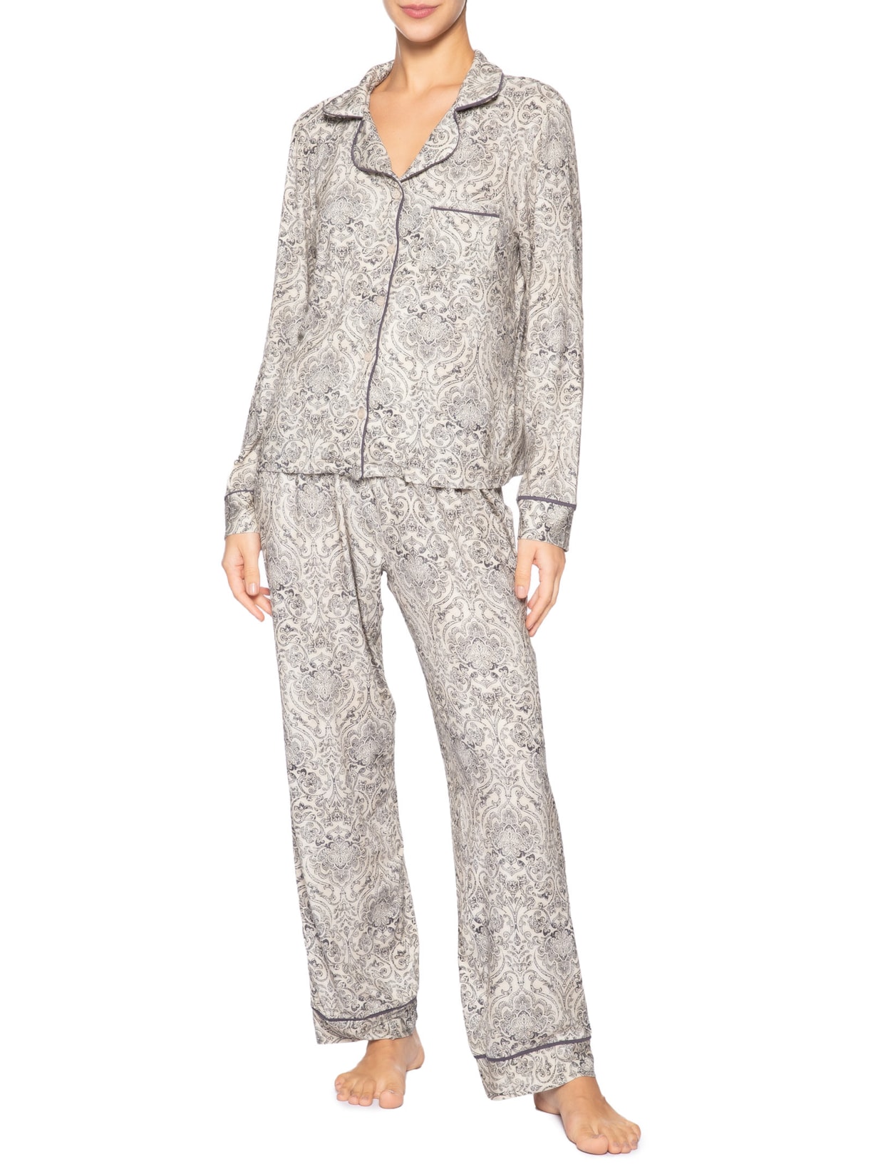 Pijama Feminino Cinza Valisere