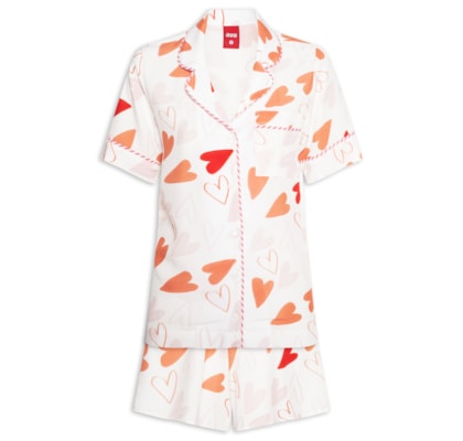 Pijama Feminino Clara - Branco