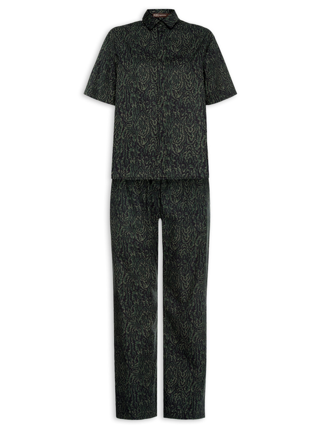 Pijama Feminino Fauna Verde Bobô