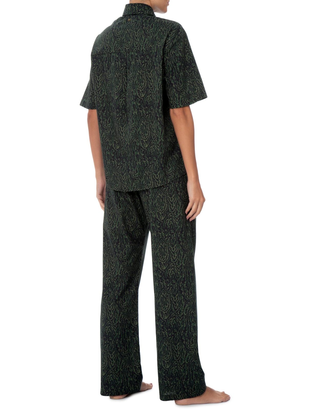 Pijama Feminino Fauna Verde Bobô