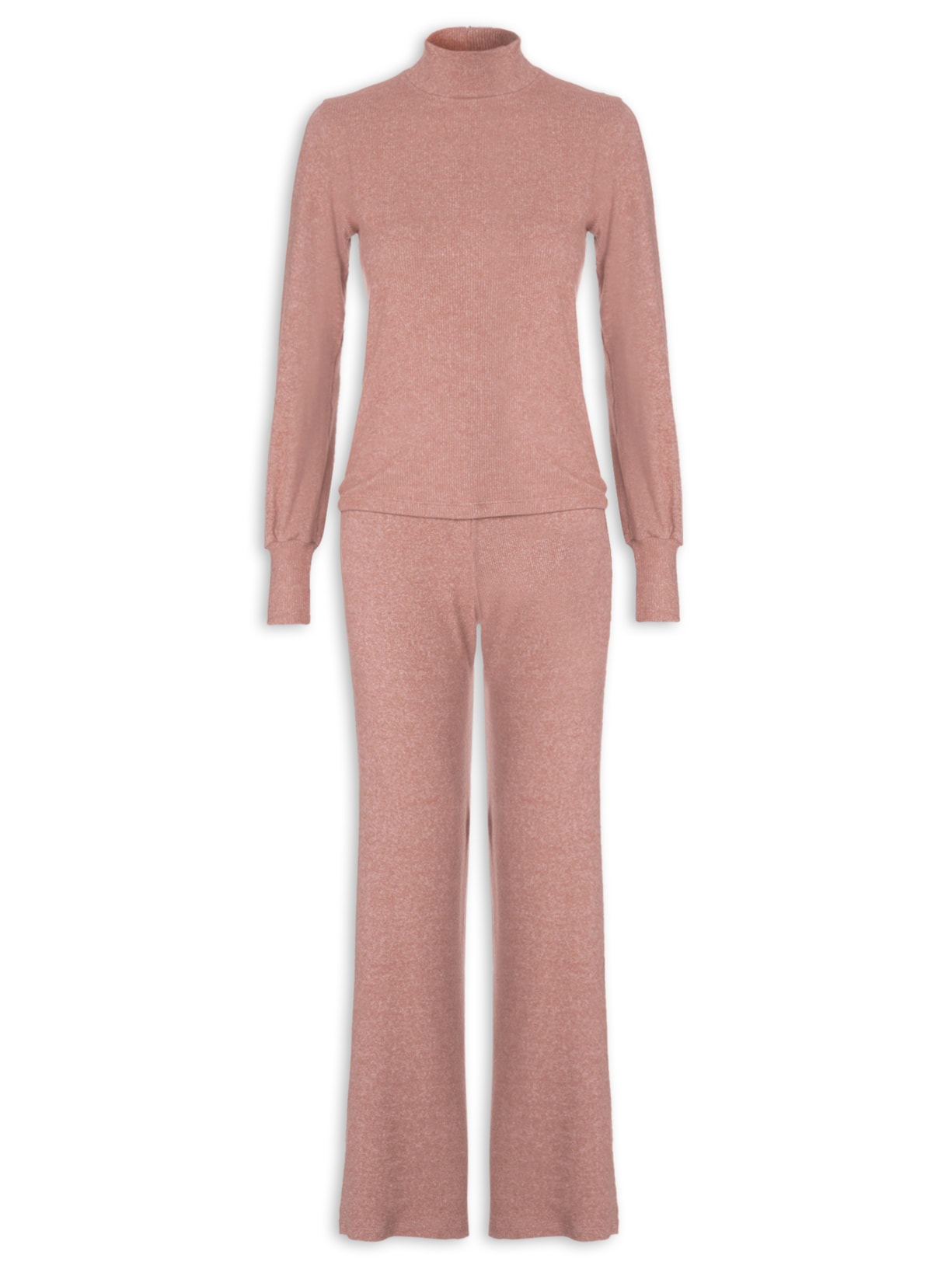 Pijama Feminino Longo Em Viscose Adhara - Vermelho