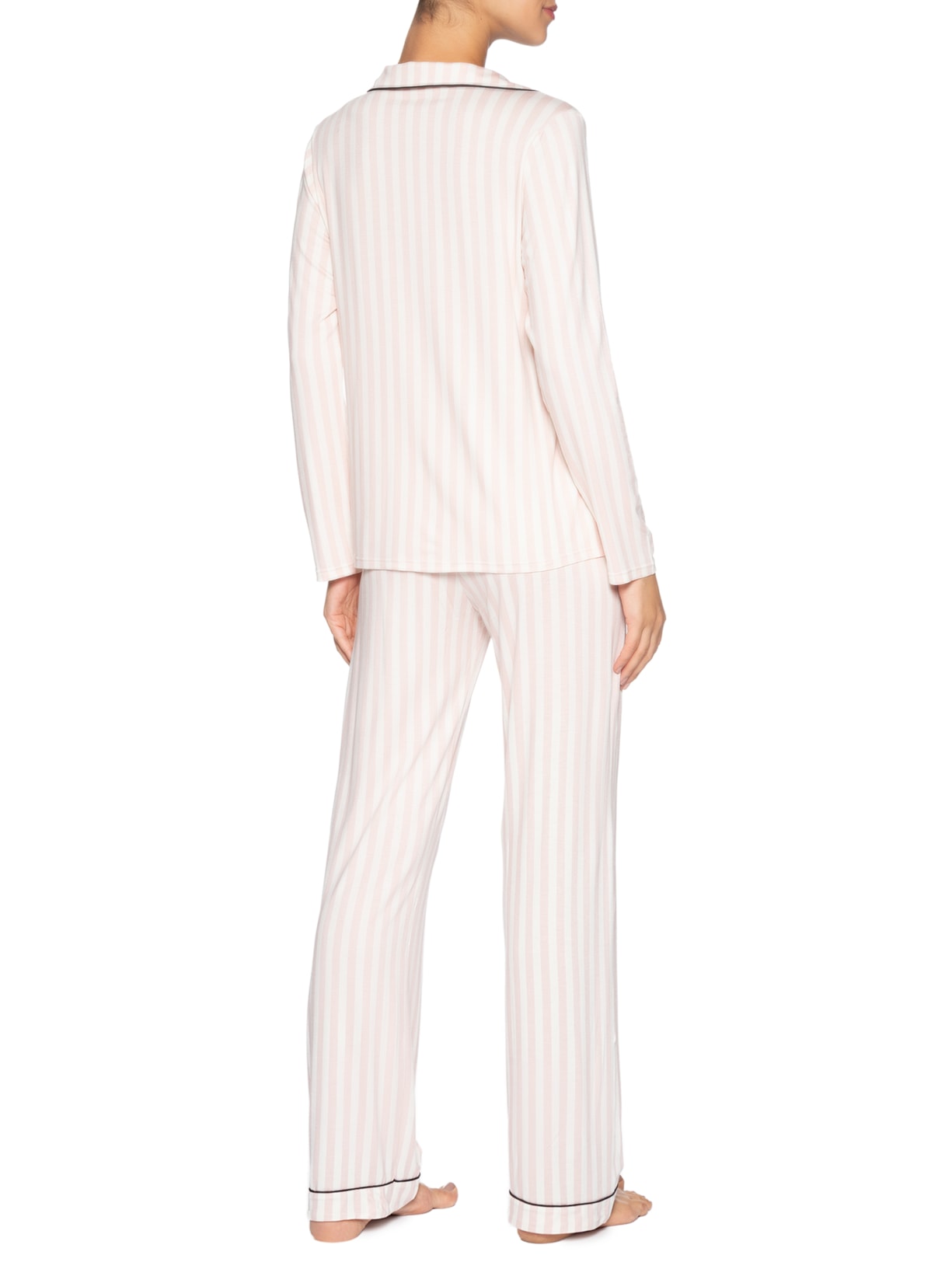 Pijama Feminino Longo Em Viscose Flora Branco Hope