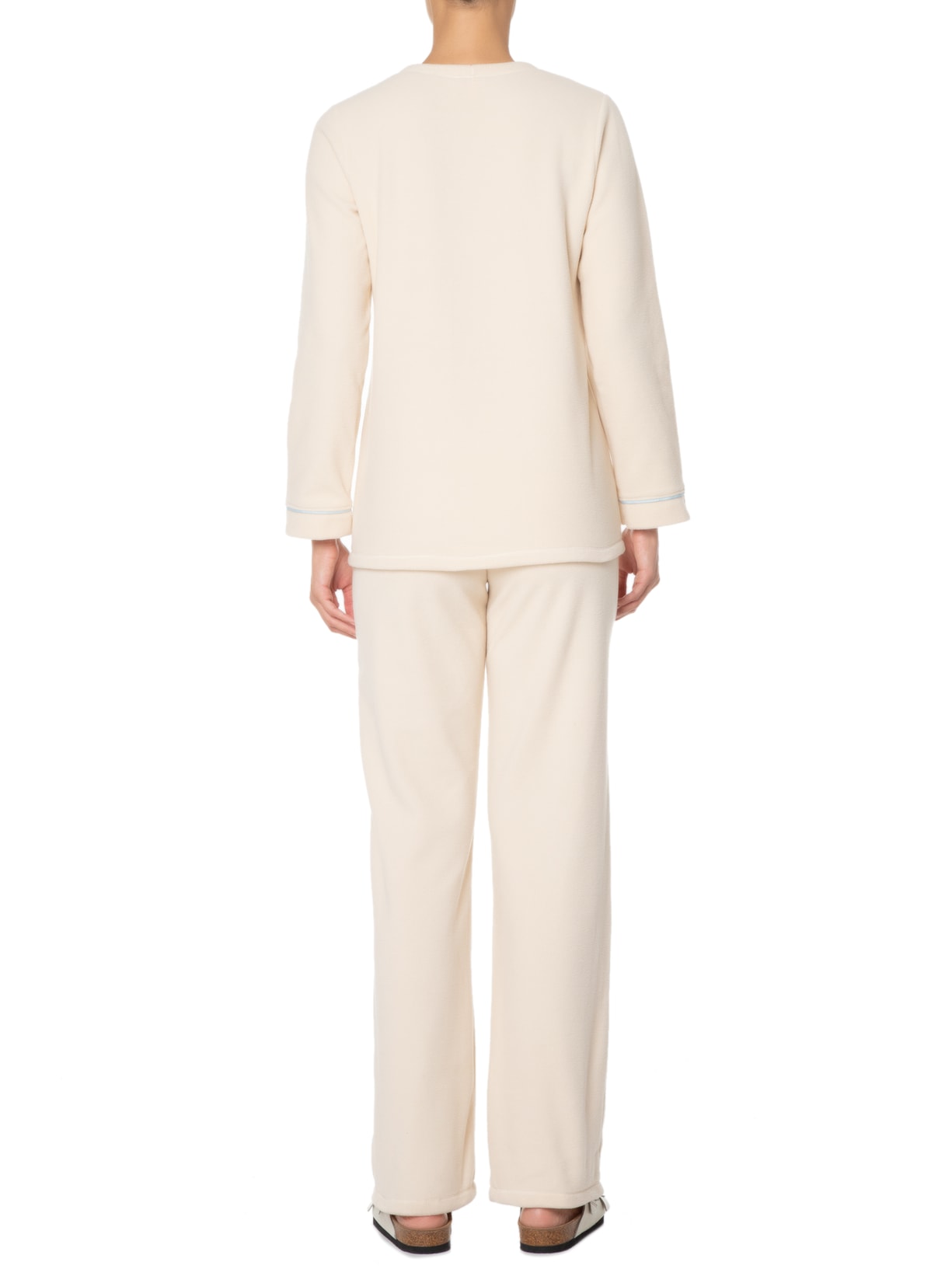 Pijama Feminino Manga Longa Soft Jordana Bege Jogê