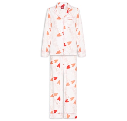 Pijama Feminino Nayra - Branco