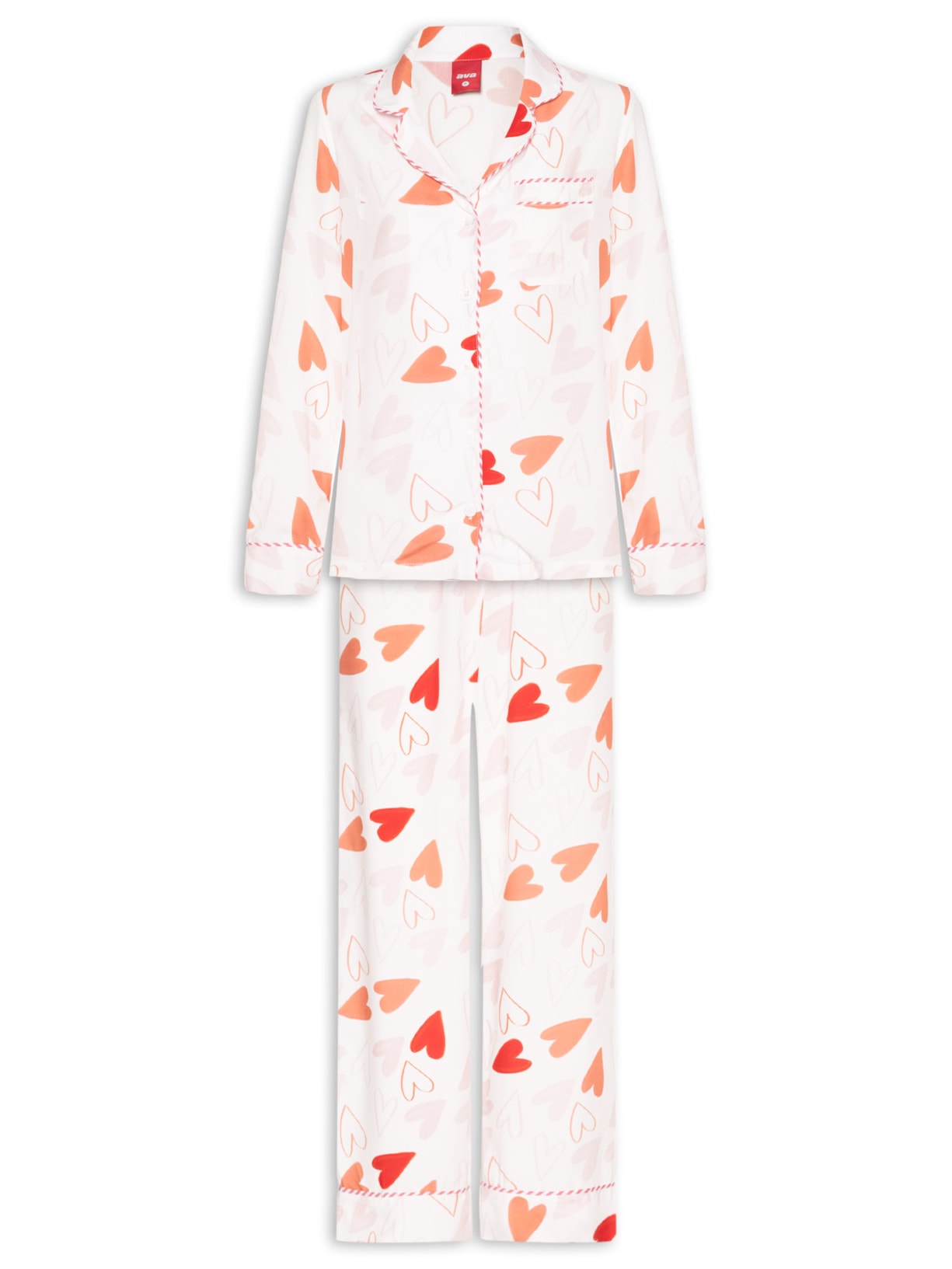 Pijama Feminino Nayra - Branco