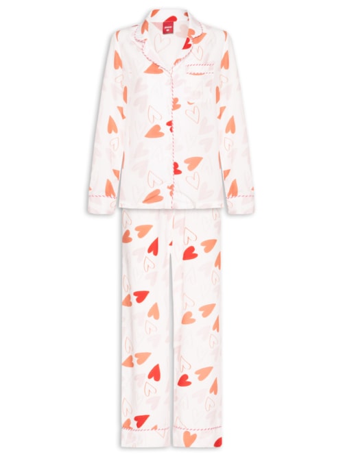 Pijama Feminino Nayra - Branco