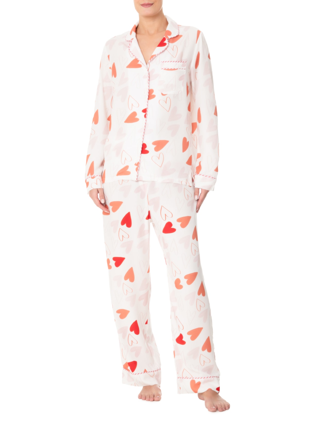 Pijama Feminino Nayra Branco Shop2gether + Ava Intimates