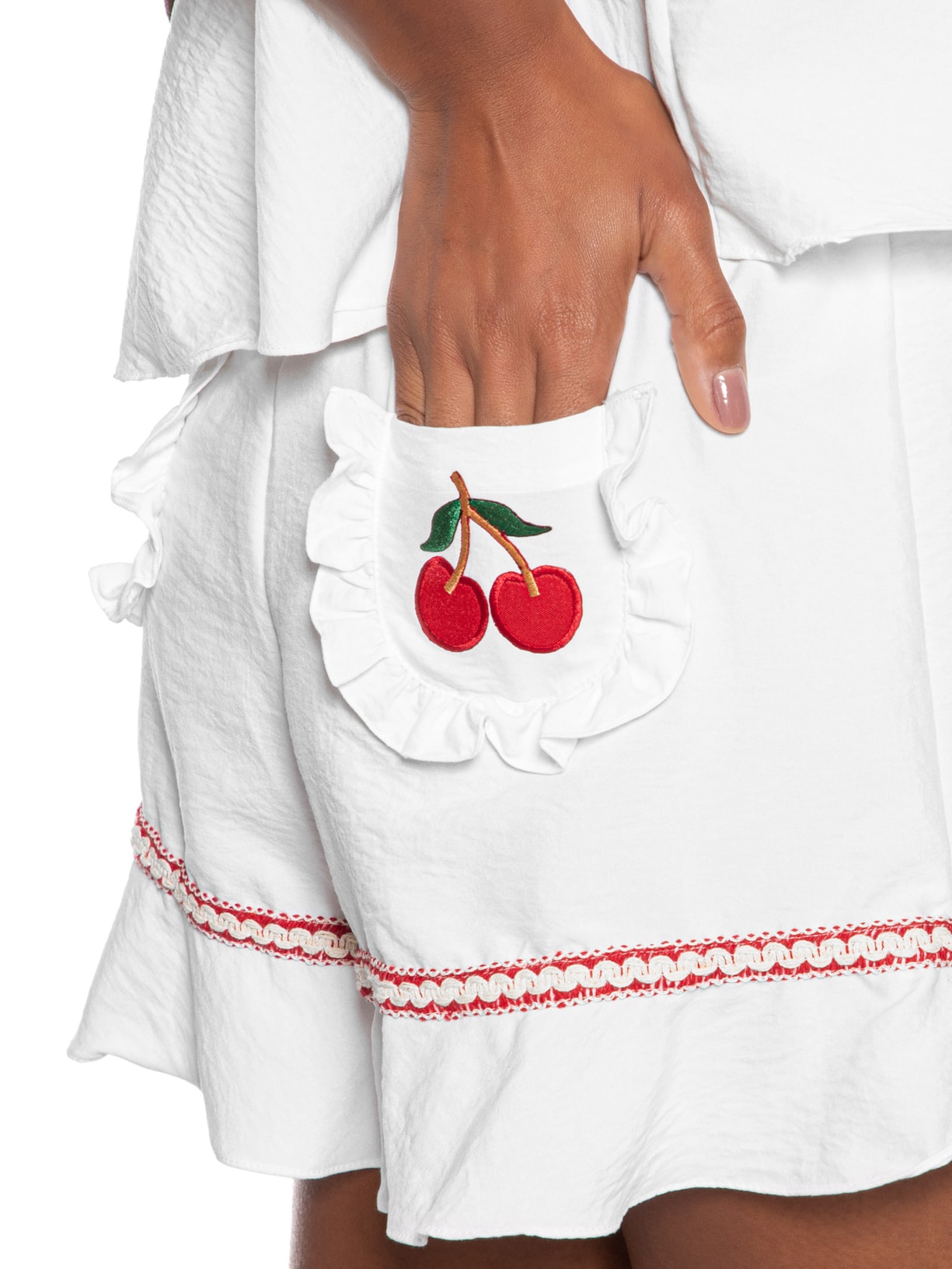 Pijama Feminino Shortdoll Malha Mimi Branco Jogê