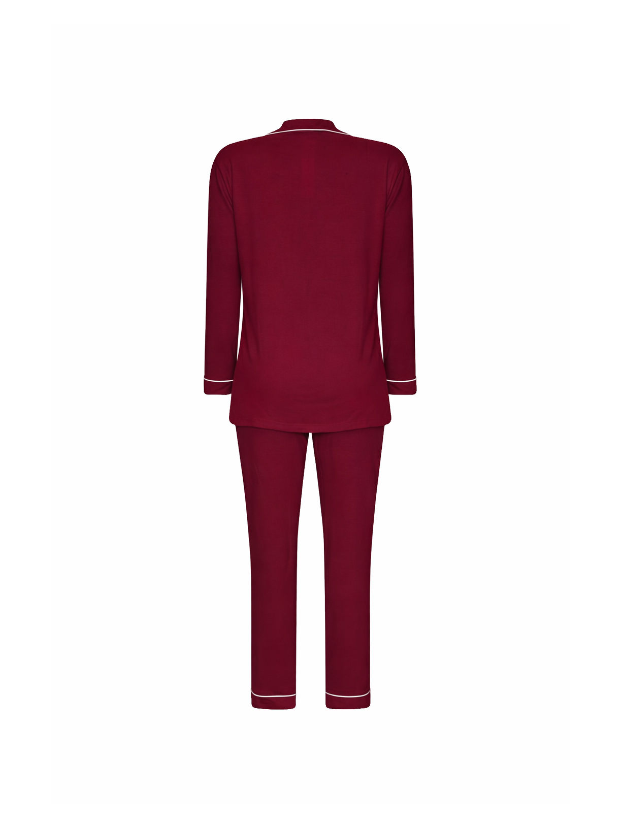 Pijama Longo Classic Malbec Vermelho Suntime