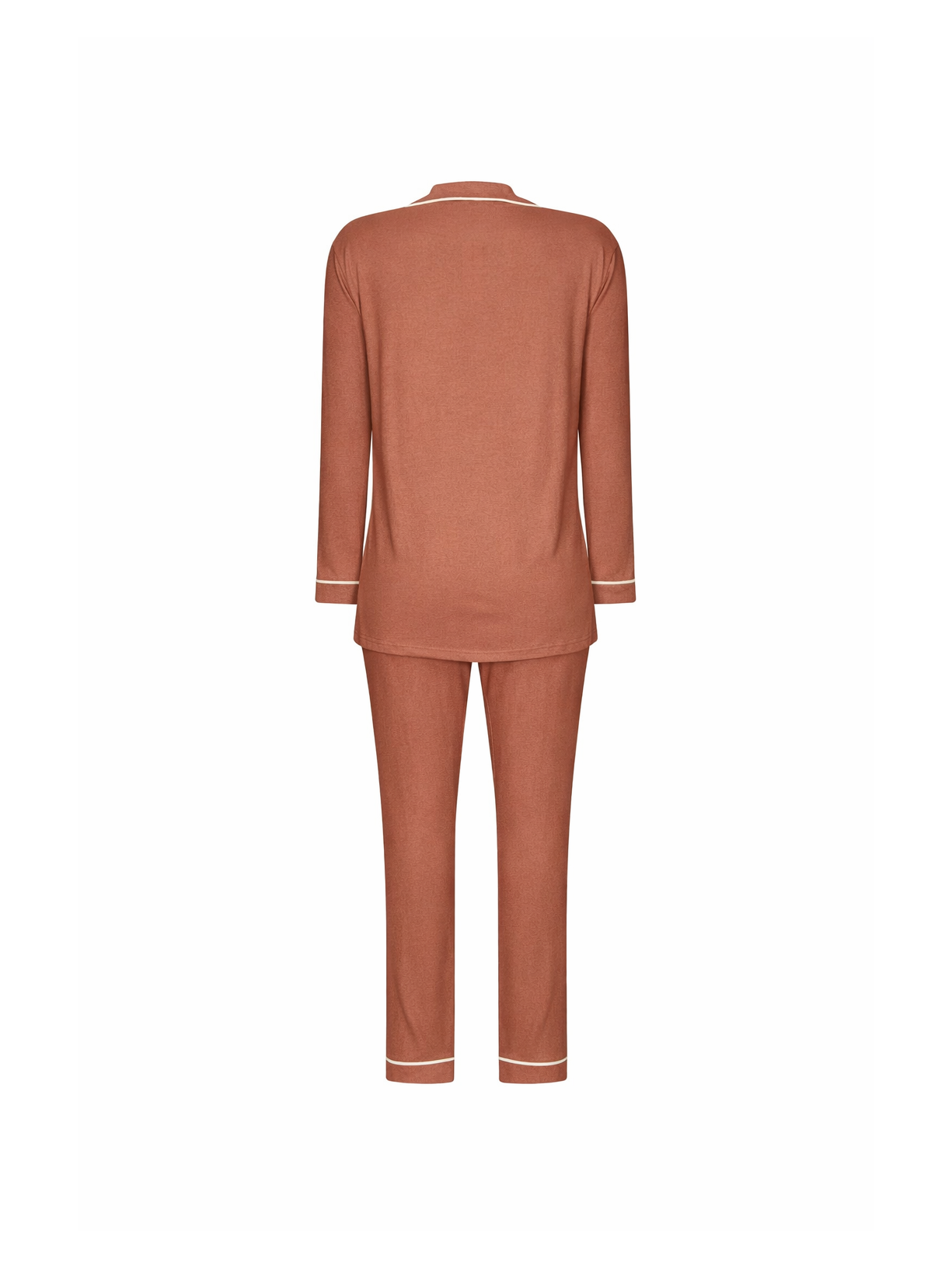 Pijama Longo Classic Mocha Marrom Suntime