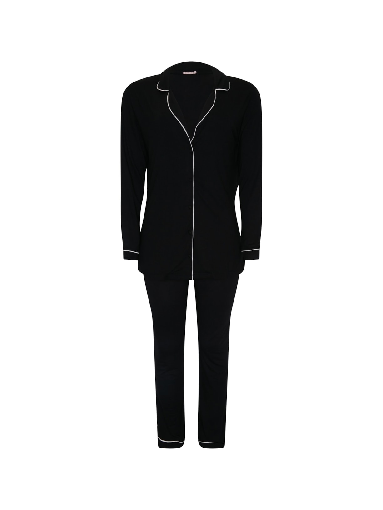 Pijama Longo Classic - Preto