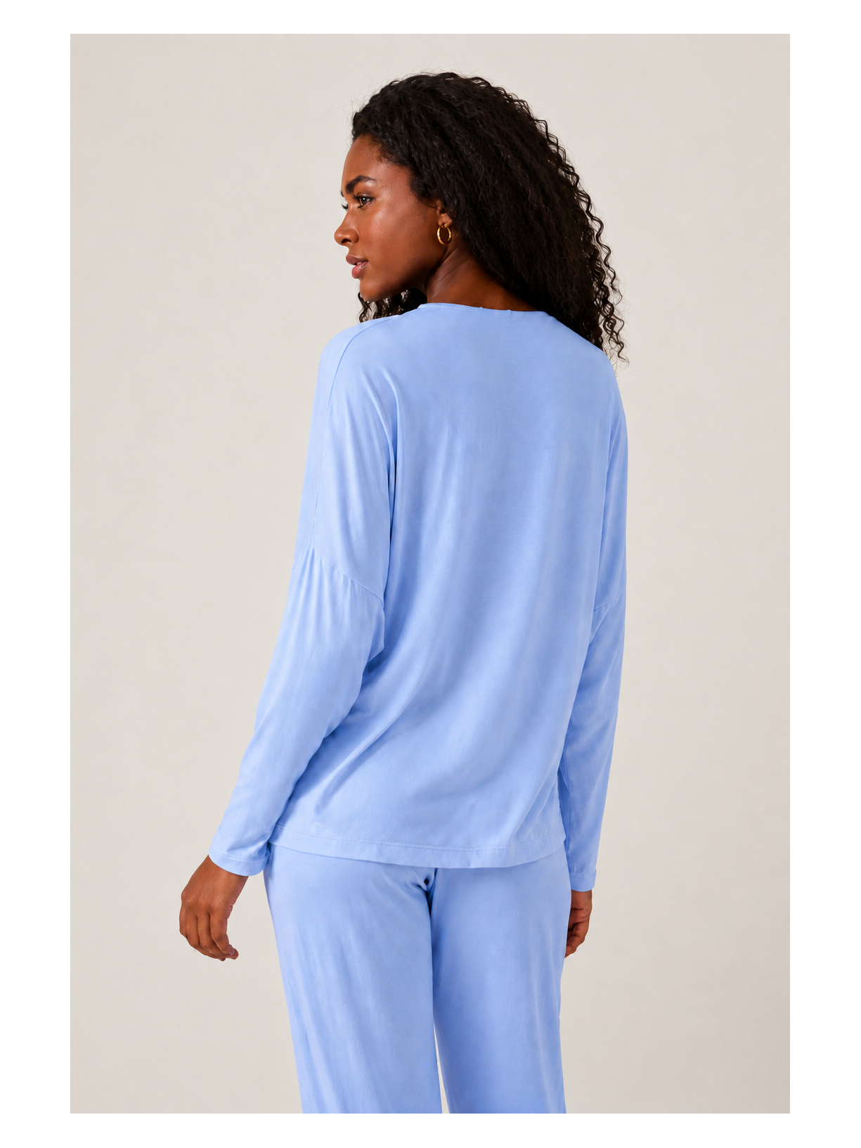 Pijama Longo Sweet Baby Blue Azul Suntime