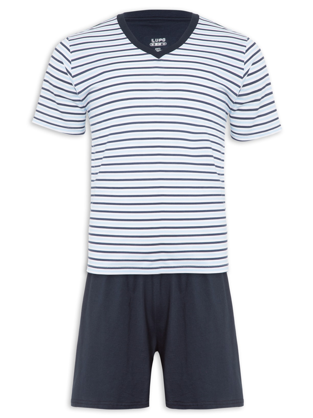 Pijama Masculino Am Curto - Azul