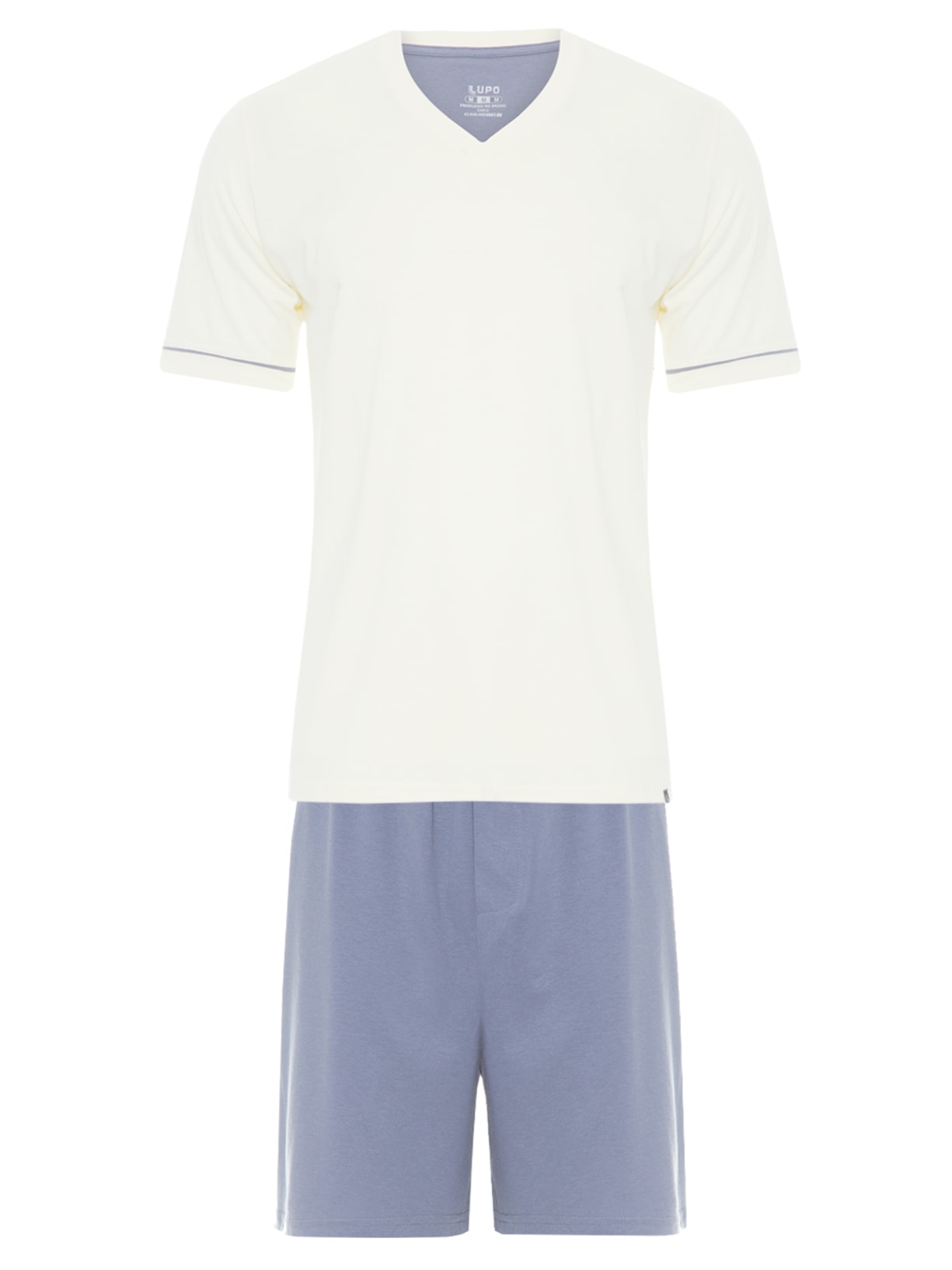 Pijama Masculino Am Curto - Off White