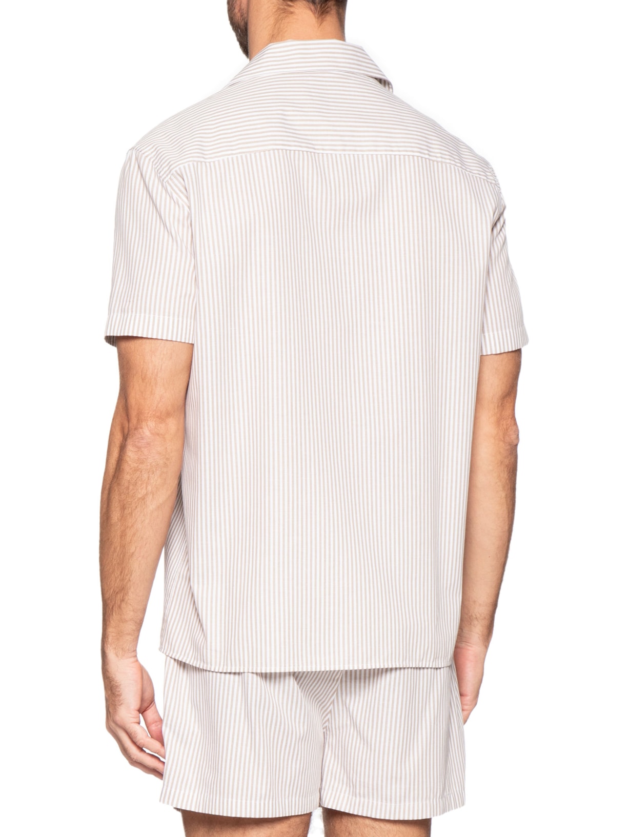 Pijama Masculino Americano Ck Signature – Bege Calvin Klein Underwear