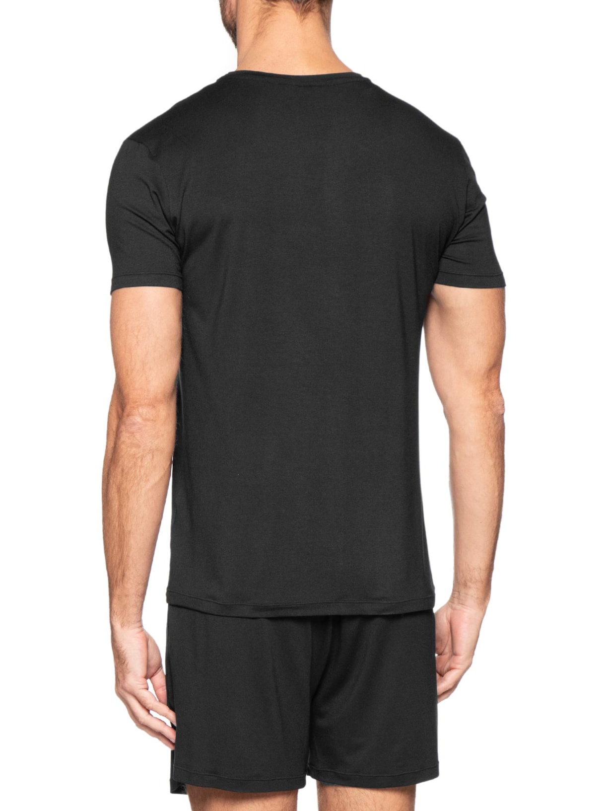 Pijama Masculino Bermuda com Bolso Modal – Preto Calvin Klein Underwear