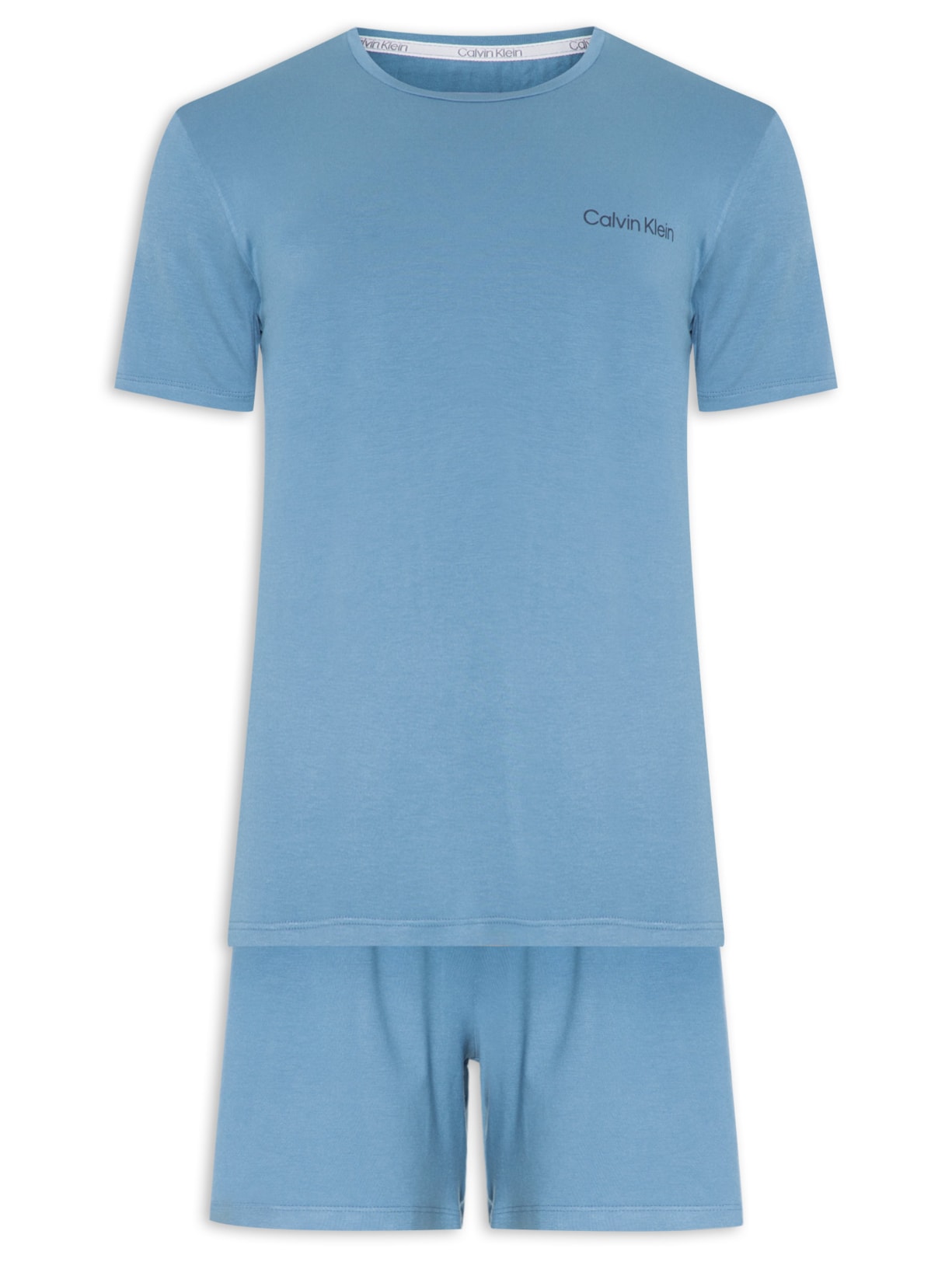 Pijama Masculino Bermuda Viscolight - Azul