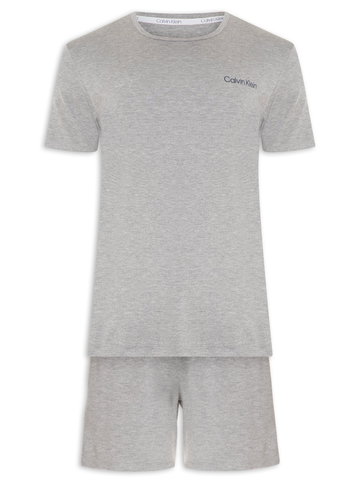 Pijama Masculino Bermuda Viscolight - Cinza