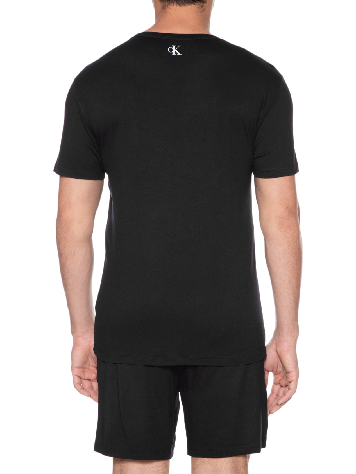 Pijama Masculino Bermuda Viscolight Preto Calvin Klein Underwear