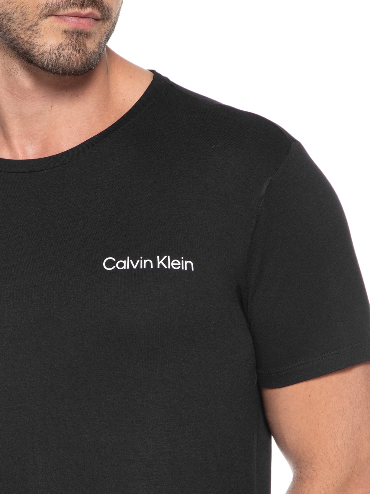 Pijama Masculino Bermuda Viscolight Preto Calvin Klein Underwear