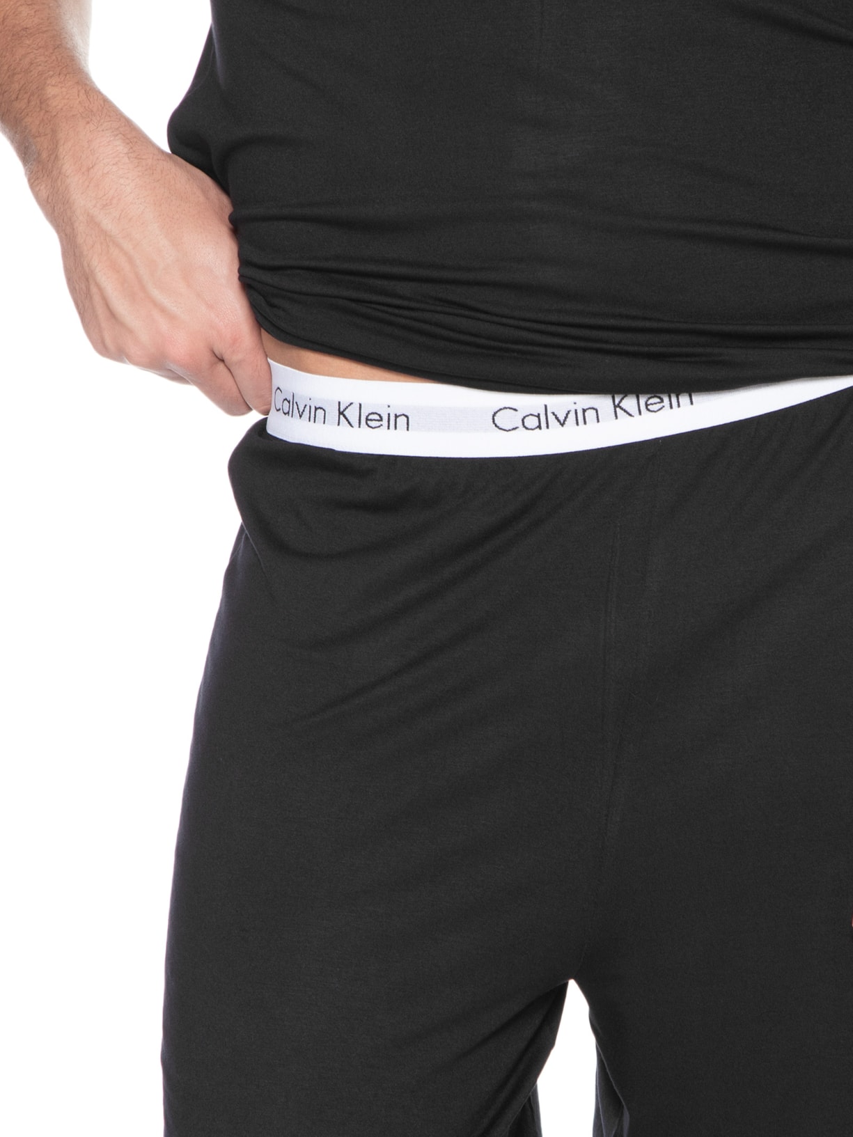Pijama Masculino Bermuda Viscolight Preto Calvin Klein Underwear