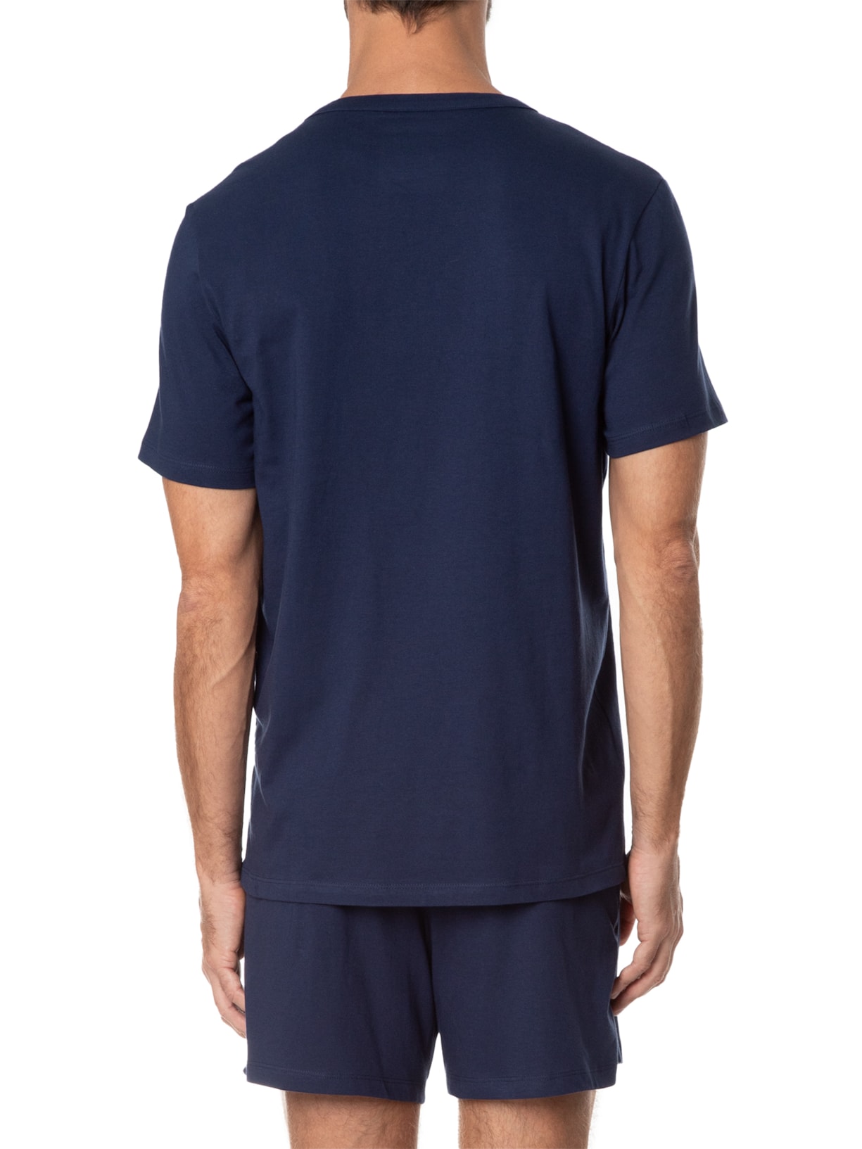 Pijama Masculino Curto Azul Hering Intimates