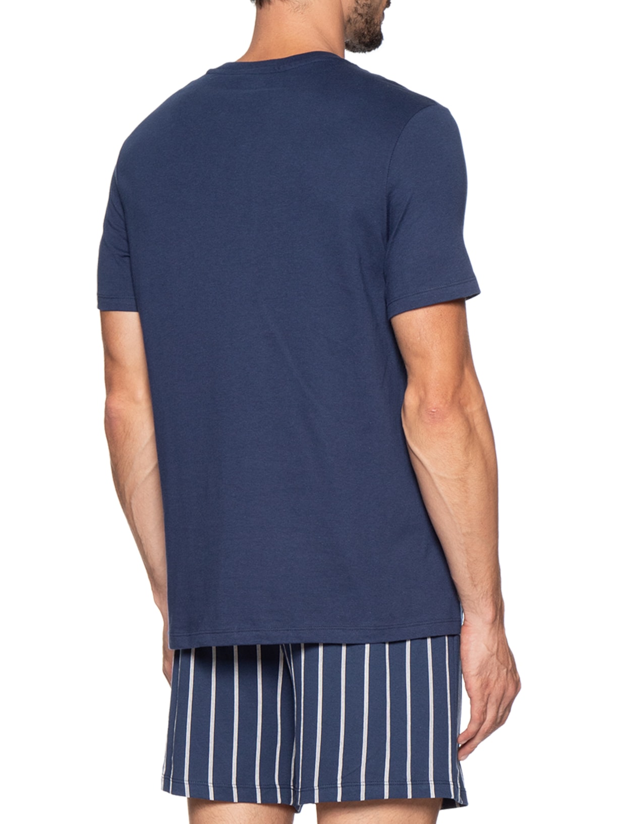 Pijama Masculino Curto Com Samba Canção Azul Hering Intimates