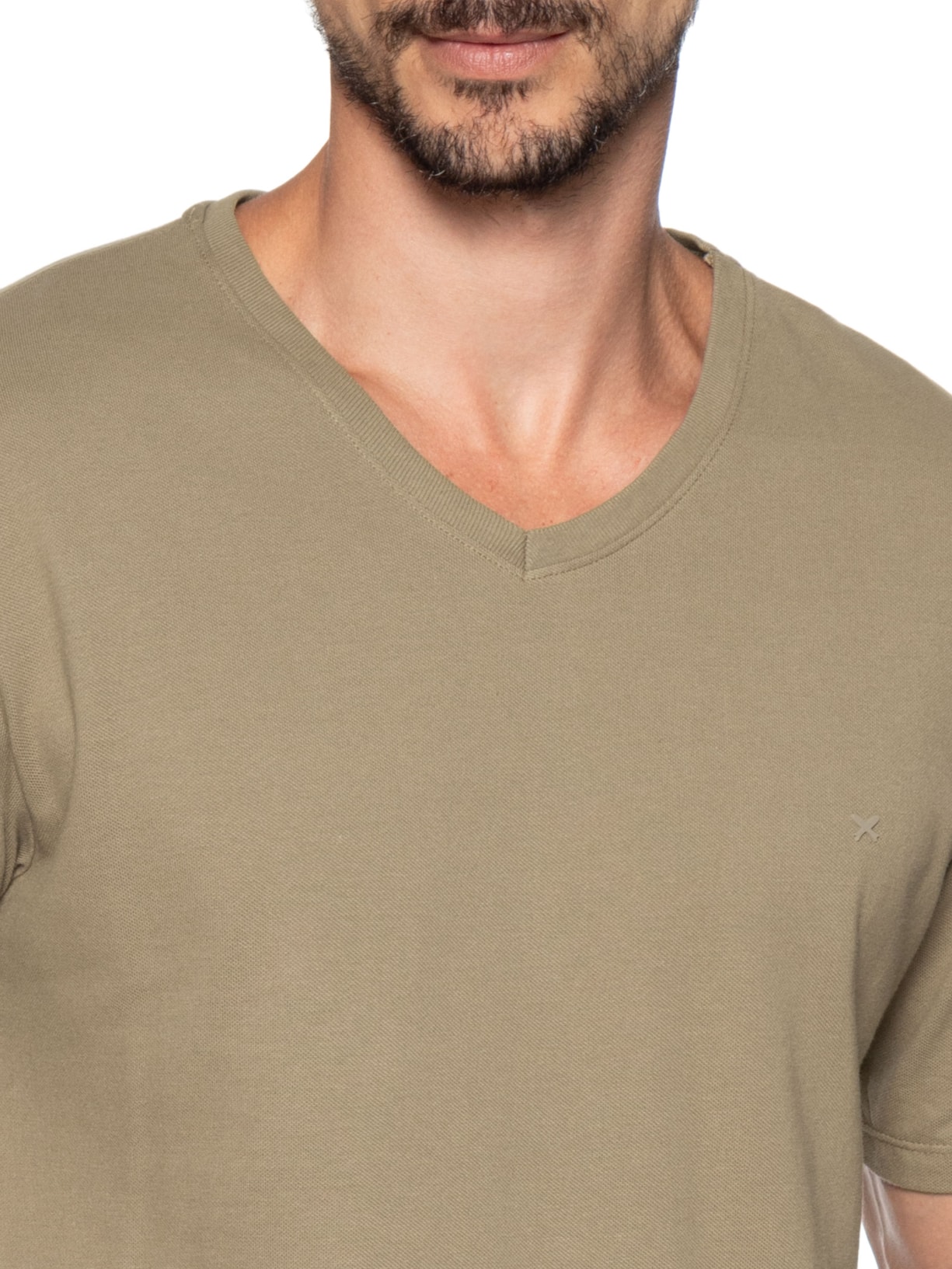 Pijama Masculino Curto Em Malha Piquet Bege Hering Intimates