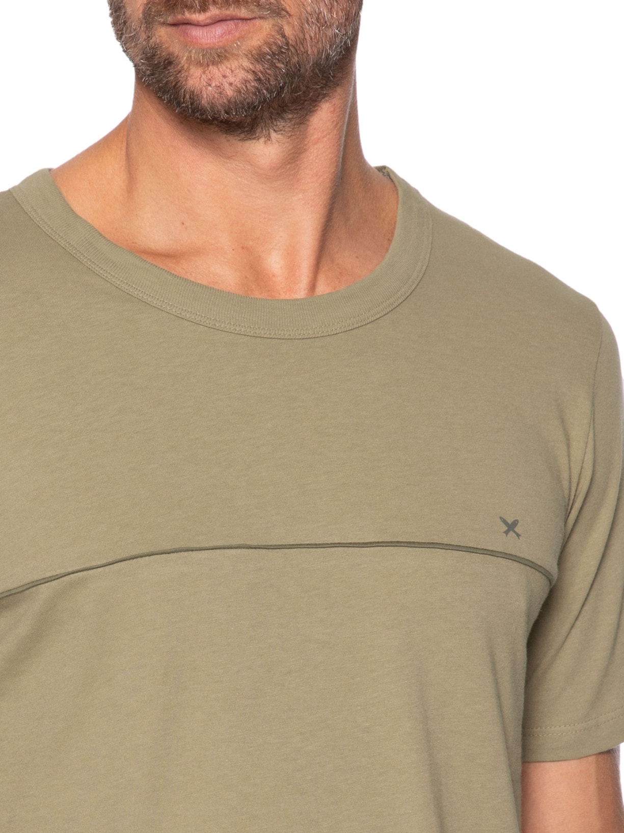 Pijama Masculino Curto Friso Contrastante Verde Hering Intimates