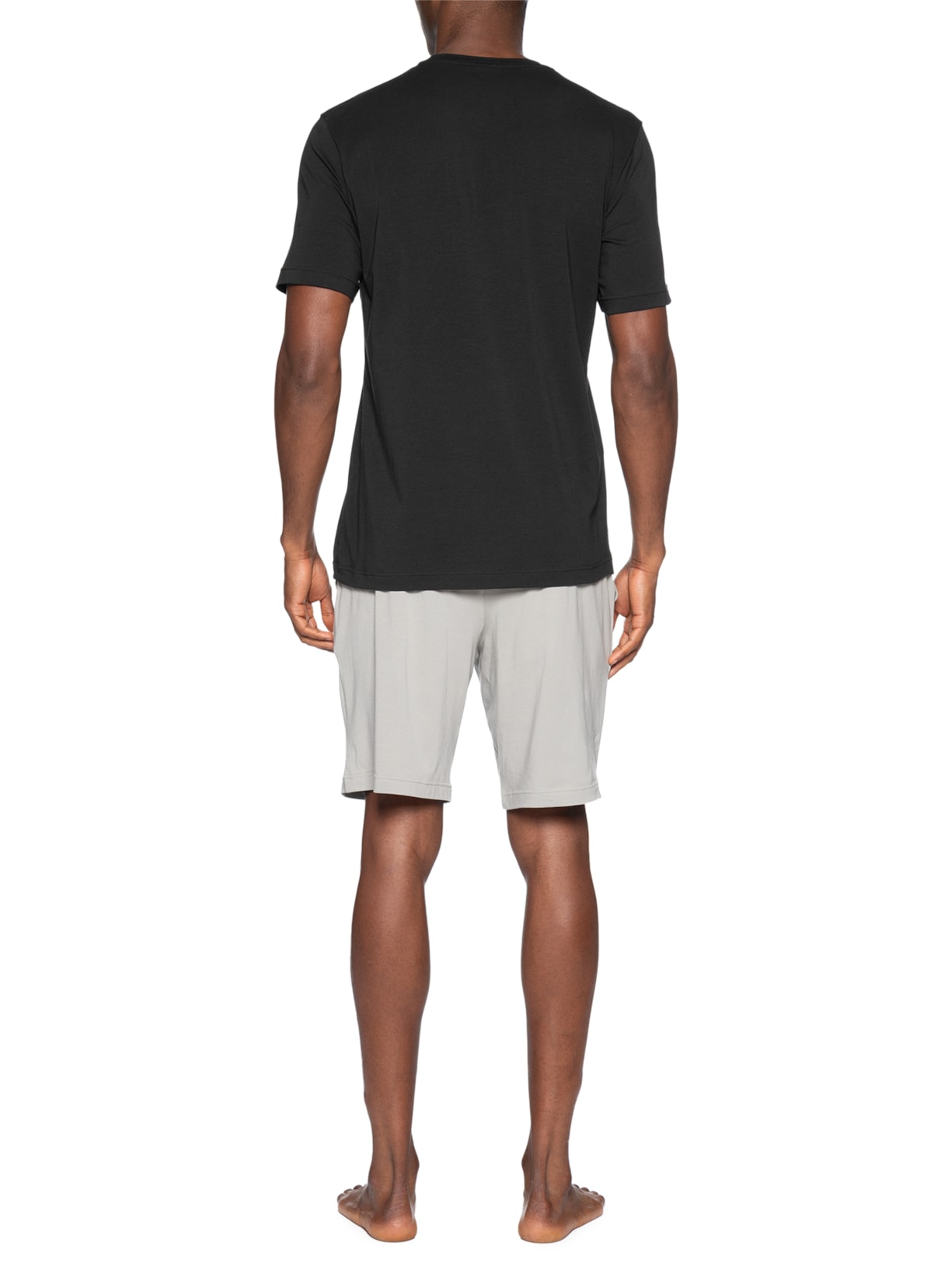 Pijama Masculino Curto Nightwear Preto Emporio Armani Bodywear