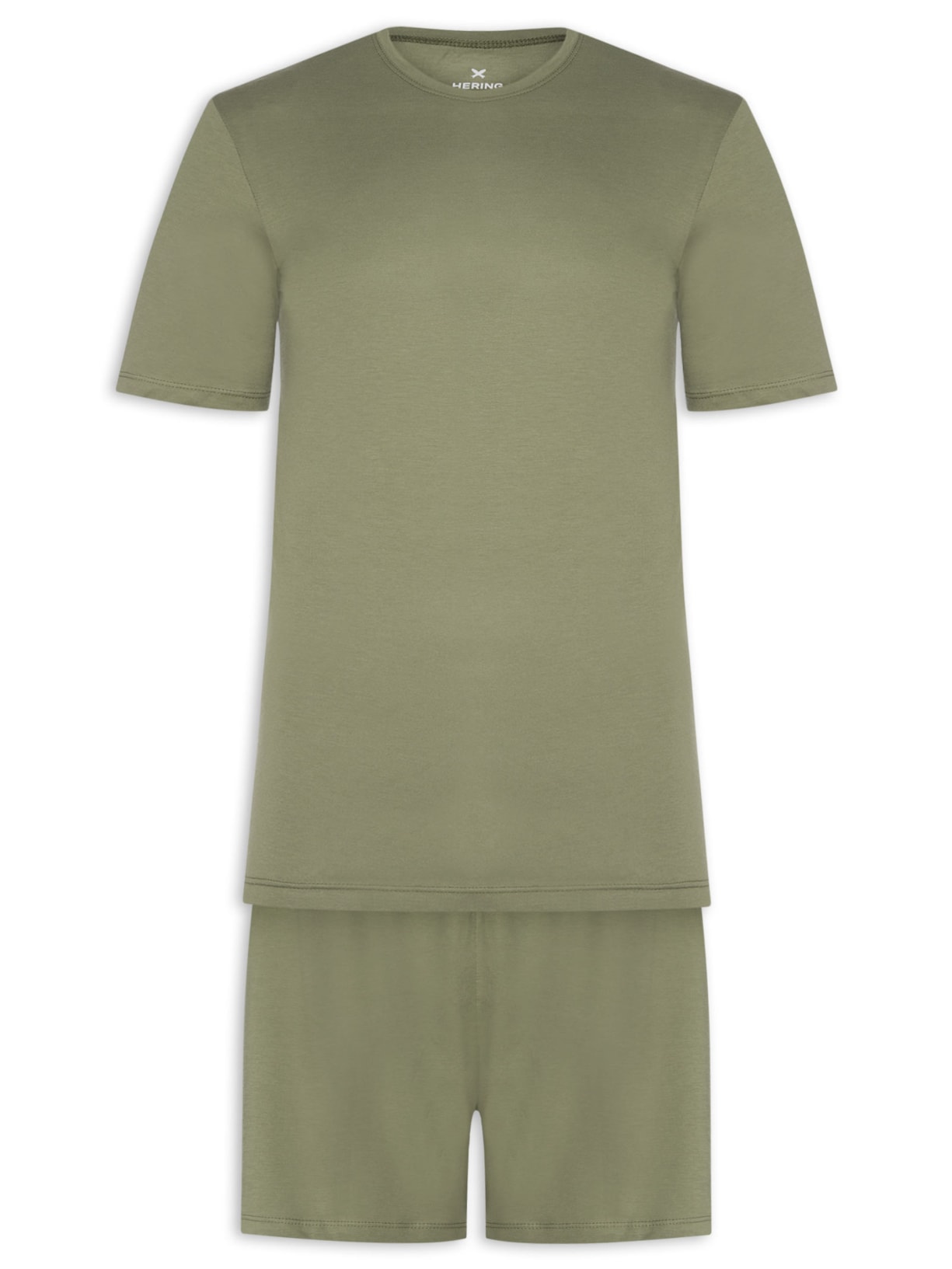 Pijama Masculino Curto - Verde