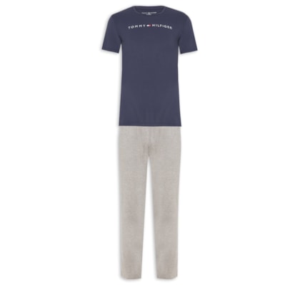 Pijama Masculino Essential - Cinza