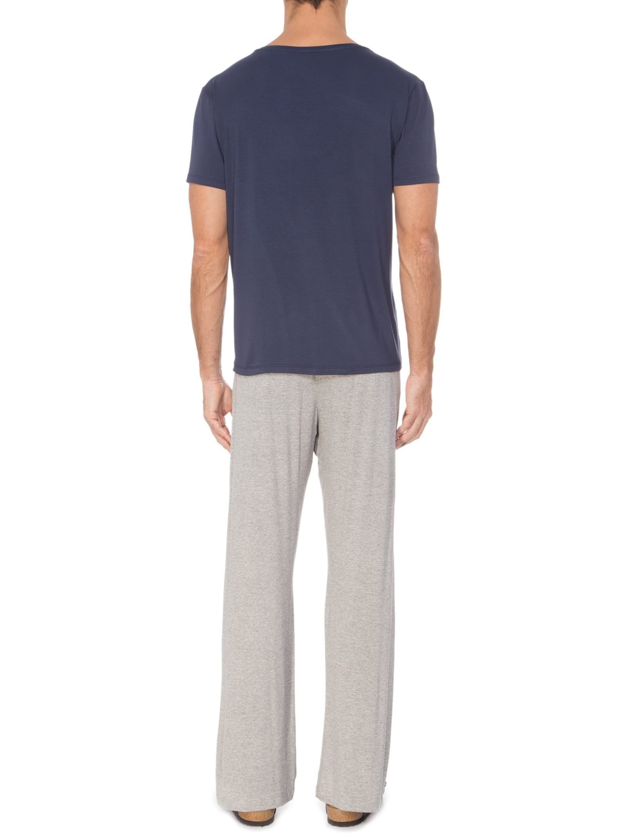Pijama Masculino Essential Cinza Tommy Hilfiger