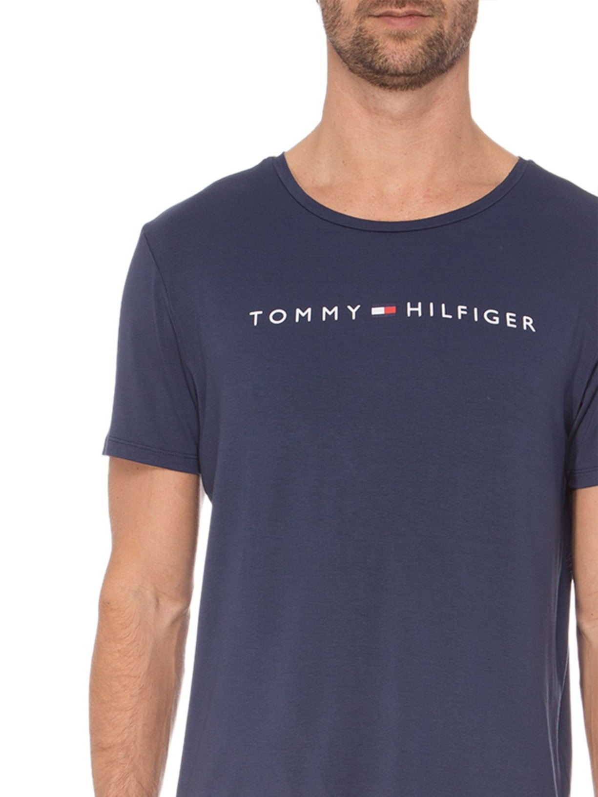 Pijama Masculino Essential Cinza Tommy Hilfiger