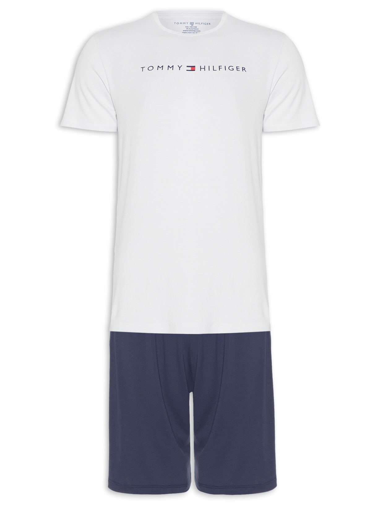 Pijama Masculino Essential Sleepwear Azul Tommy Hilfiger