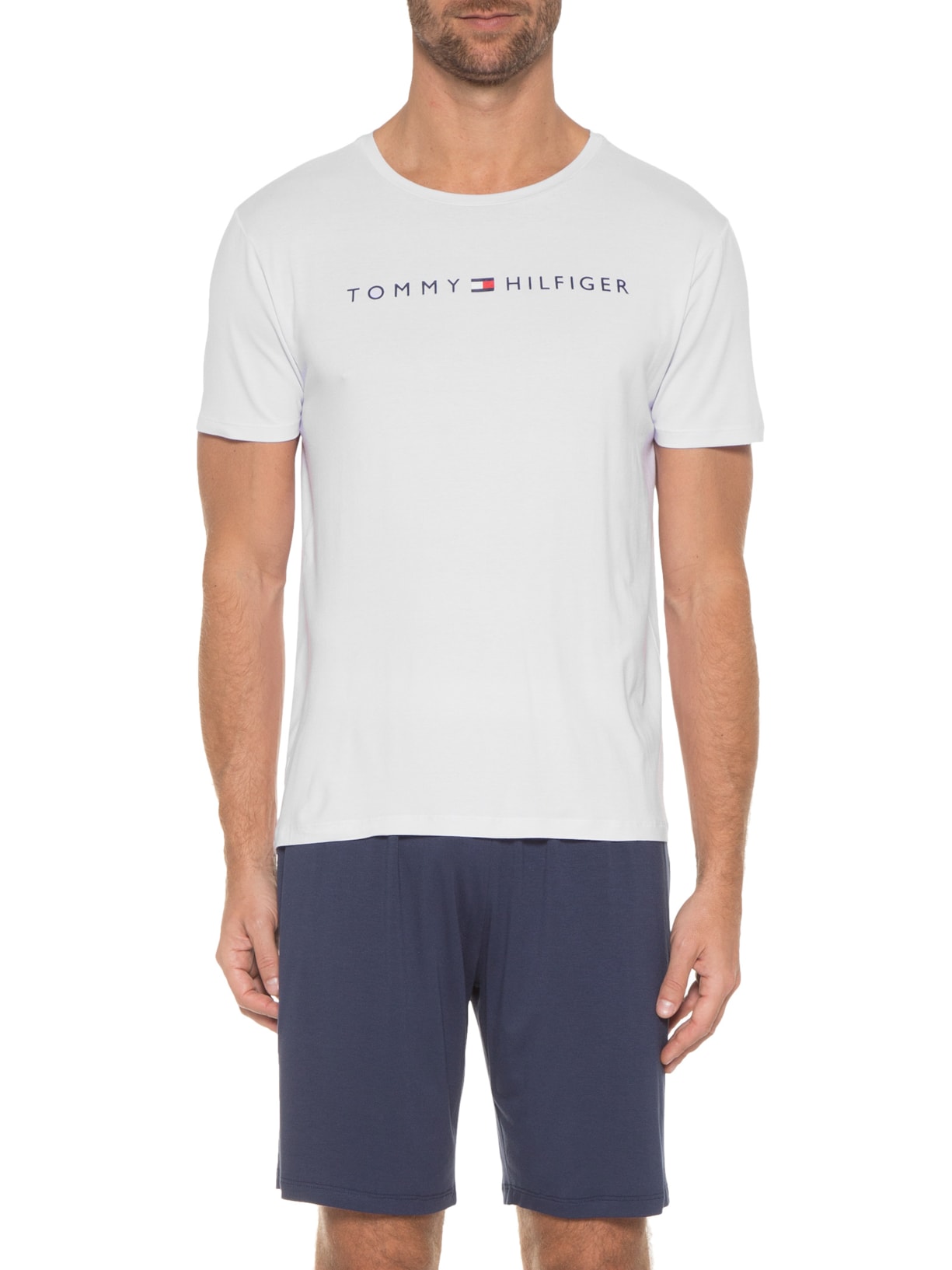Pijama Masculino Essential Sleepwear Azul Tommy Hilfiger