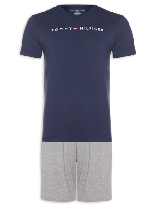 Pijama Masculino Essential Sleepwear - Cinza