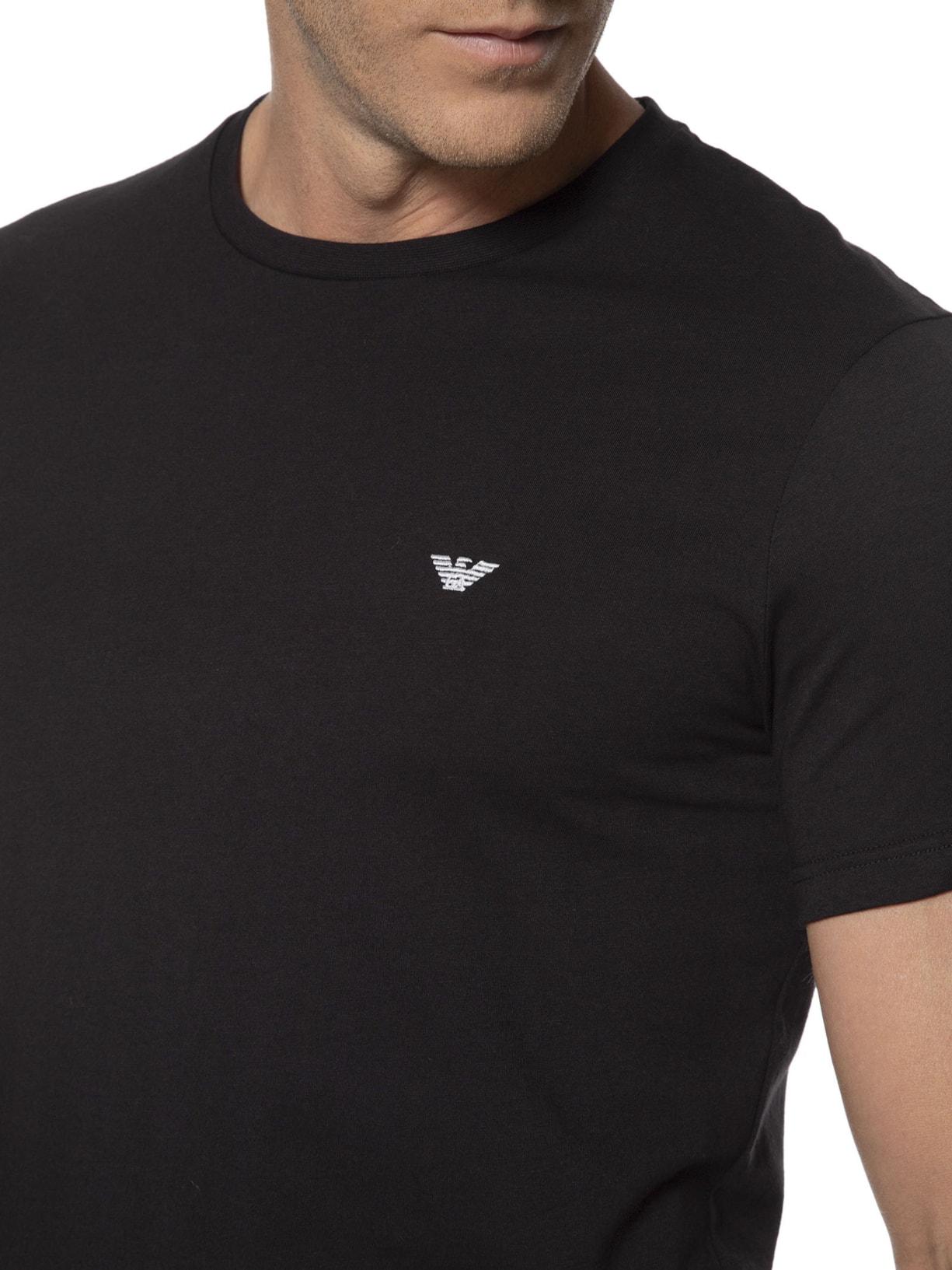 Pijama Masculino Knit Preto Emporio Armani Bodywear