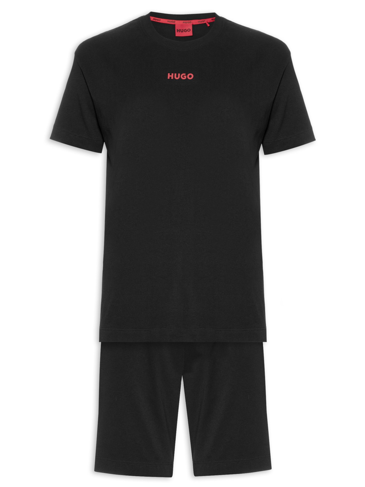 Pijama Masculino Linked Short Set - Preto