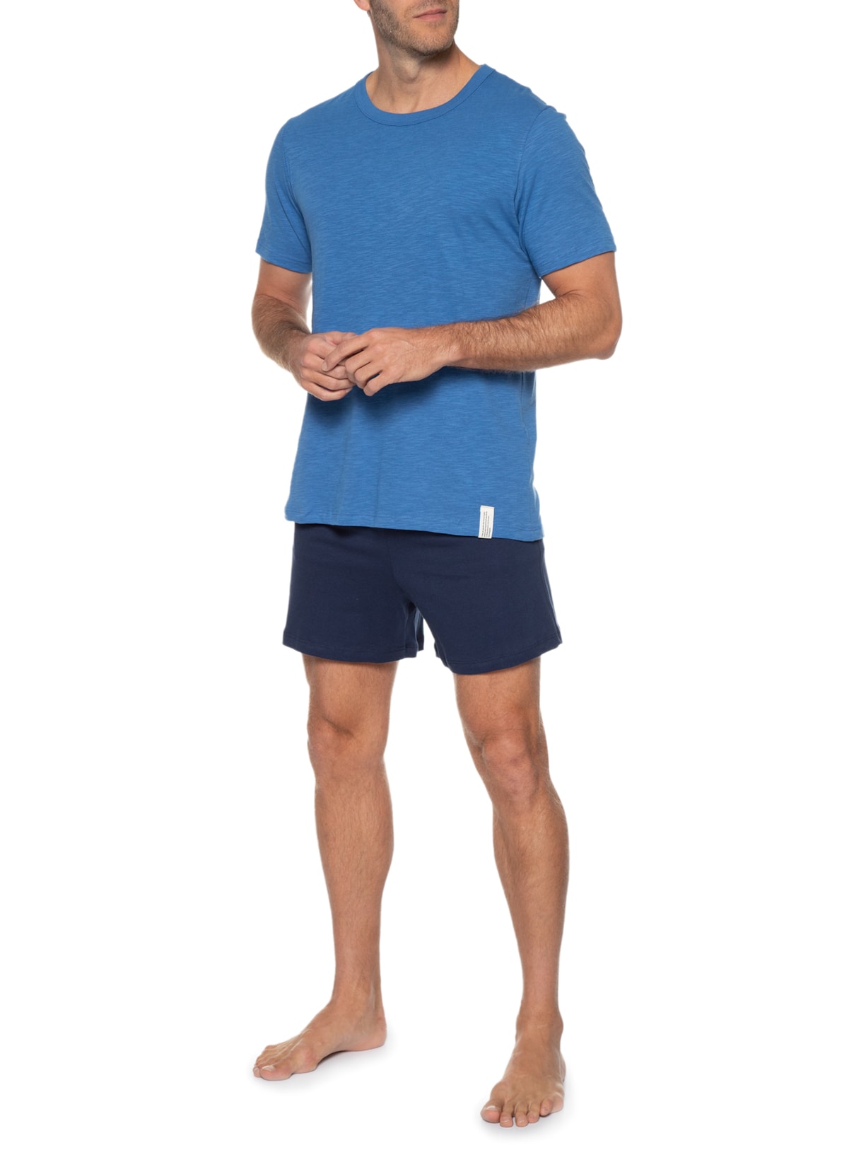 Pijama Masculino Manga Curta Azul Hering Intimates