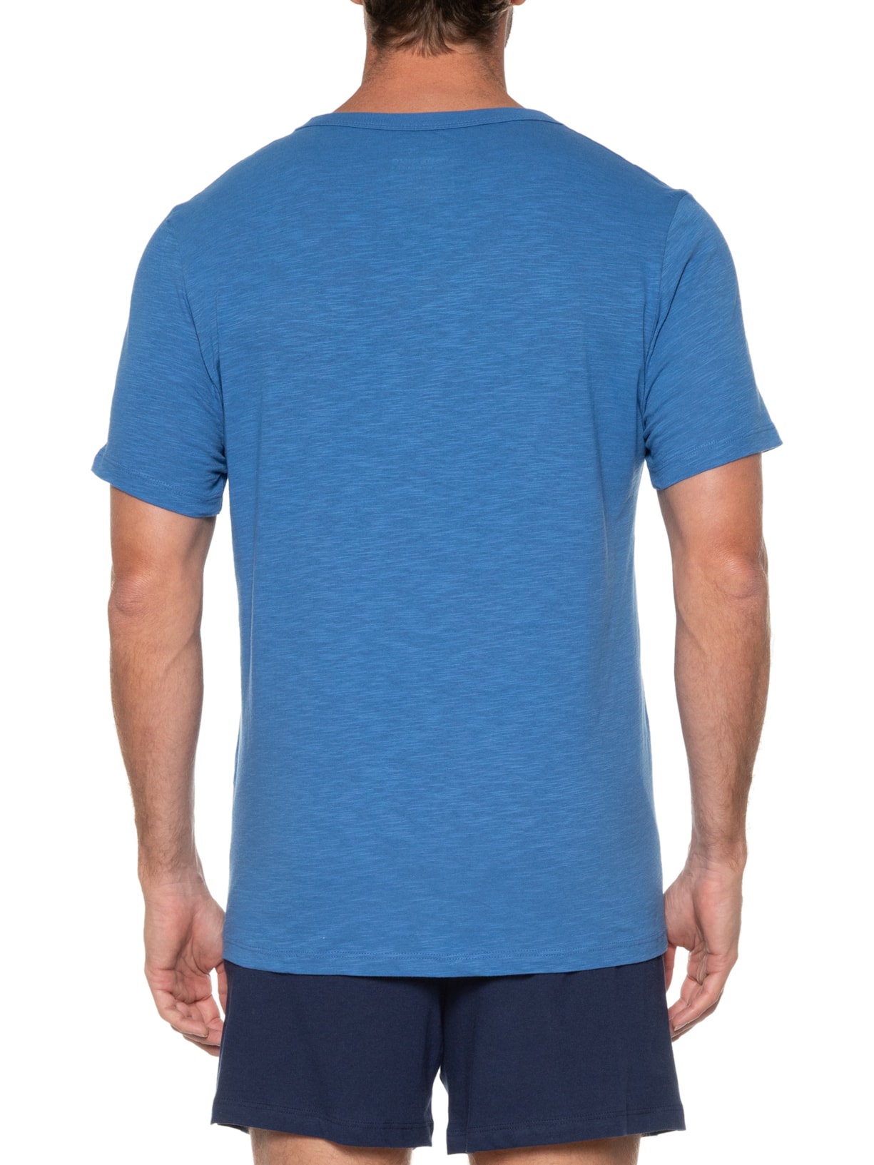 Pijama Masculino Manga Curta Azul Hering Intimates