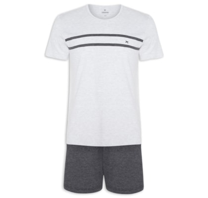 Pijama Masculino Mm - Cinza