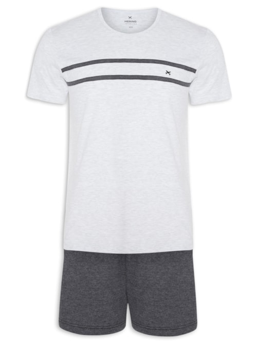 Pijama Masculino Mm - Cinza
