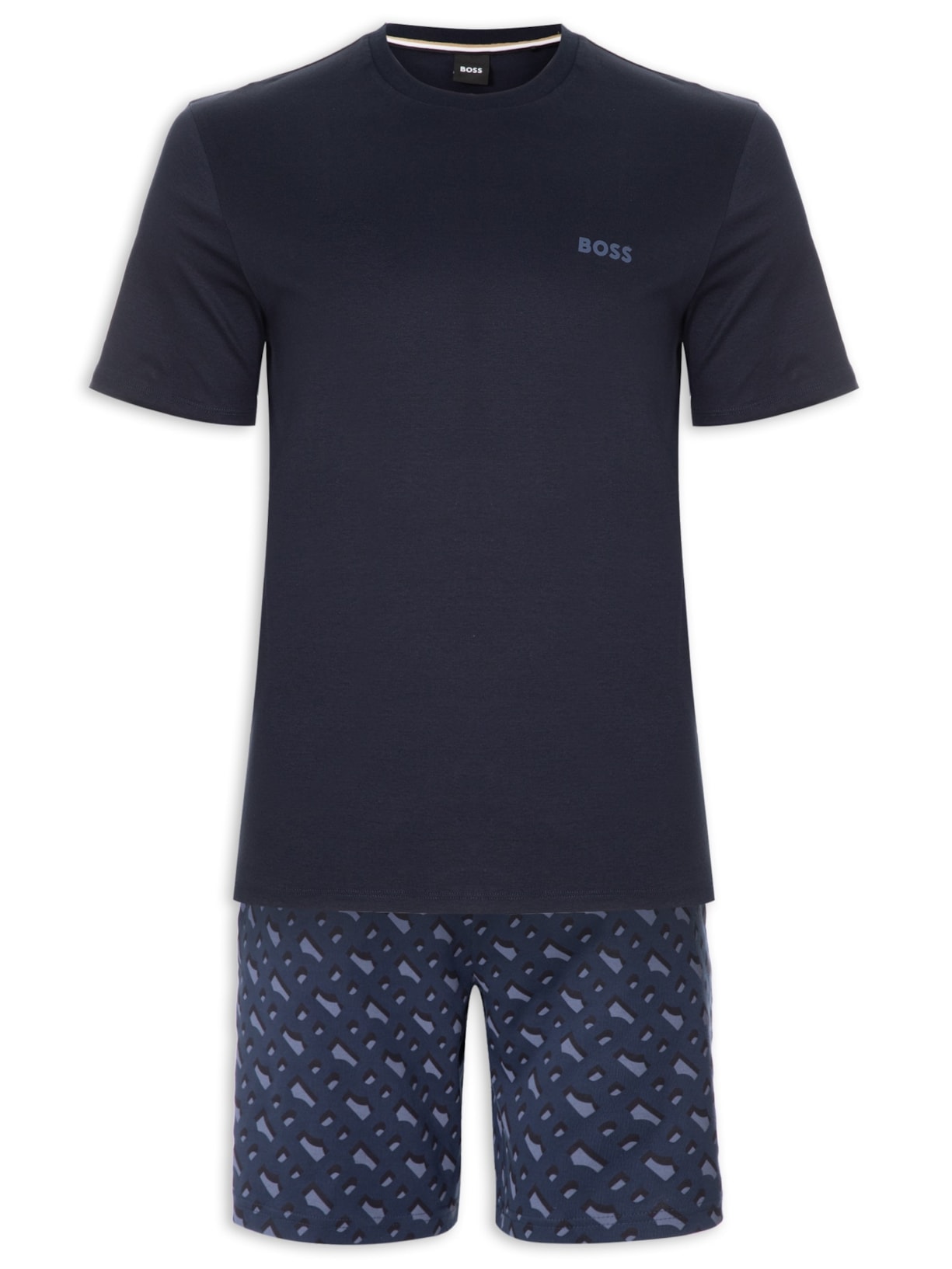 Pijama Masculino Mono Short Set - Azul